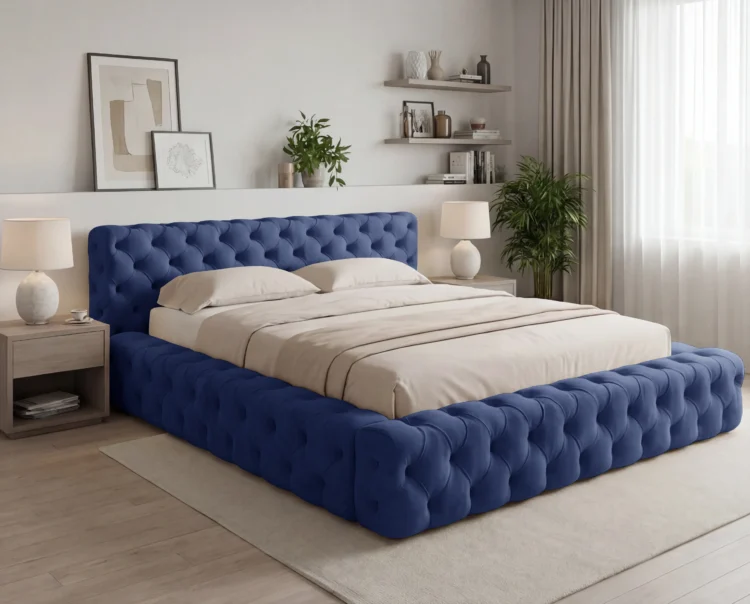 Lozko-tapicerowane-z-pojemnikiem-i-stelazem-metalowym-winston-granatowy6