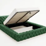 Lozko-tapicerowane-z-pojemnikiem-i-stelazem-metalowym-winston-zielony