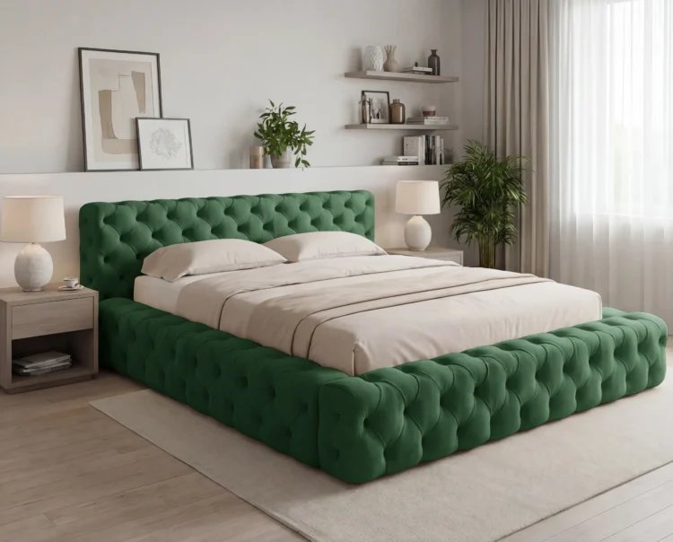 Lozko-tapicerowane-z-pojemnikiem-i-stelazem-metalowym-winston-zielony6