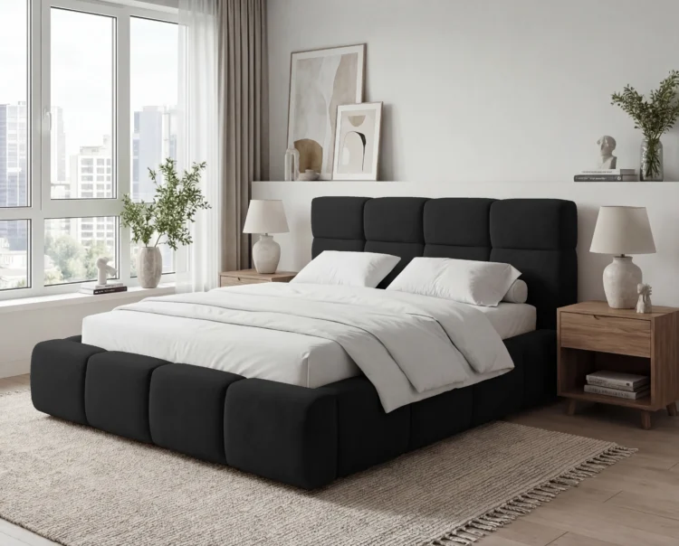 Lozko-tapicerowane-z-pojemnikiem-na-posciel-stelazem-verso-czarny4