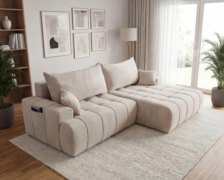 Nowoczesny-naroznik-z-funkcja-spania-pojemnikiem-i-kieszonka-na-boczkach-capri-bezowy8