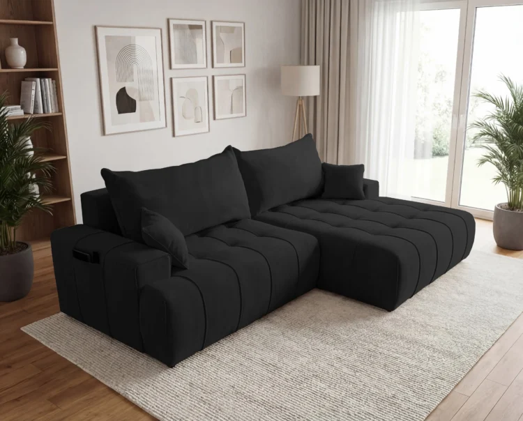 Nowoczesny-naroznik-z-funkcja-spania-pojemnikiem-i-kieszonka-na-boczkach-capri-czarny8