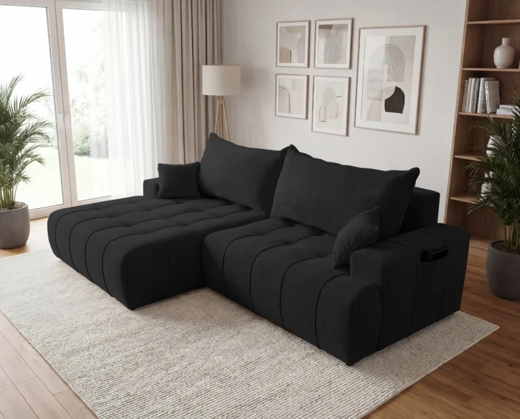 Nowoczesny-naroznik-z-funkcja-spania-pojemnikiem-i-kieszonka-na-boczkach-capri-czarny8