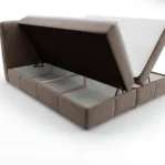 lozko-kontynentalne-z-dwoma-pojemnikami-na-posciel-i-materacem-Venice-brazowy2