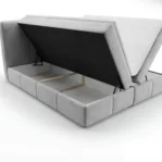 lozko-kontynentalne-z-dwoma-pojemnikami-na-posciel-i-materacem-Venice-jasnoszary2