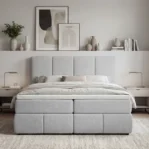 lozko-kontynentalne-z-dwoma-pojemnikami-na-posciel-i-materacem-Venice-jasnoszary6