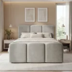 lozko-kontynentalne-z-pojemnikami-na-posciel-i-materacem-Cleo-jasnoszary1