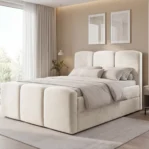 lozko-kontynentalne-z-pojemnikami-na-posciel-i-materacem-Cleo-kremowy