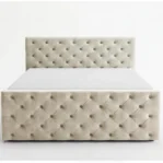 lozko-kontynentalne-z-pojemnikami-na-posciel-i-materacem-Manchester-pikowane-bezowy1