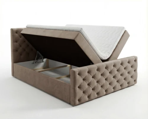 lozko-kontynentalne-z-pojemnikami-na-posciel-i-materacem-Manchester-pikowane-brazowy3