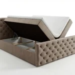 lozko-kontynentalne-z-pojemnikami-na-posciel-i-materacem-Manchester-pikowane-brazowy3