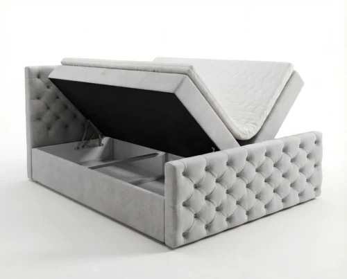 lozko-kontynentalne-z-pojemnikami-na-posciel-i-materacem-Manchester-pikowane-jasnoszary3