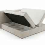 Lozko-kontynentalne-z-pojemnikiem-na-posciel-i-materacem-Bloom-bezowy