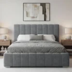 Lozko-tapicerowane-z-pojemnikiem-i-stelazem-metalowym-Porto-ciemnoszary6