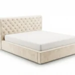 Lozko-tapicerowane-z-pojemnikiem-i-stelazem-pod-materac-pikowane-Apollo-bezowy1