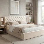 Lozko-tapicerowane-z-pojemnikiem-i-stelazem-pod-materac-pikowane-Apollo-bezowy3