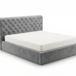 Lozko-tapicerowane-z-pojemnikiem-i-stelazem-pod-materac-pikowane-Apollo-ciemnoszary1