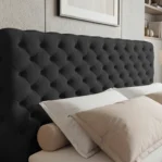 Lozko-tapicerowane-z-pojemnikiem-i-stelazem-pod-materac-pikowane-Apollo-czarny