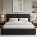 Lozko-tapicerowane-z-pojemnikiem-i-stelazem-pod-materac-pikowane-Apollo-czarny5