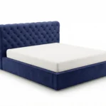 Lozko-tapicerowane-z-pojemnikiem-i-stelazem-pod-materac-pikowane-Apollo-granatowy1