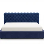 Lozko-tapicerowane-z-pojemnikiem-i-stelazem-pod-materac-pikowane-Apollo-granatowy2