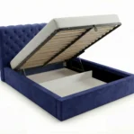 Lozko-tapicerowane-z-pojemnikiem-i-stelazem-pod-materac-pikowane-Apollo-granatowy4