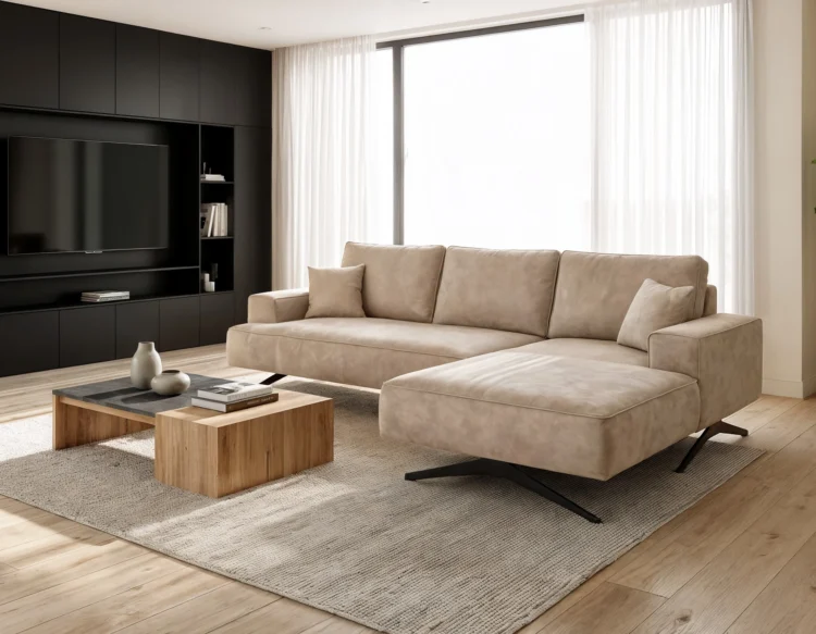 Sofa-narozna-bez-funkcji-spania-na-wysokich-nogach-capitol-bezowy