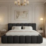 Lozko-tapicerowane-z-pojemnikiem-i-stelazem-metalowym-Bergamo-czarny4