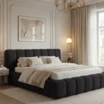 Lozko-tapicerowane-z-pojemnikiem-i-stelazem-metalowym-Bergamo-czarny5