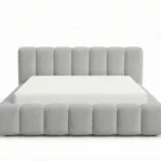 Lozko-tapicerowane-z-pojemnikiem-i-stelazem-metalowym-Bergamo-jasnoszary