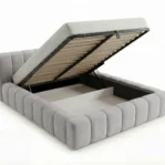 Lozko-tapicerowane-z-pojemnikiem-i-stelazem-metalowym-Bergamo-jasnoszary1